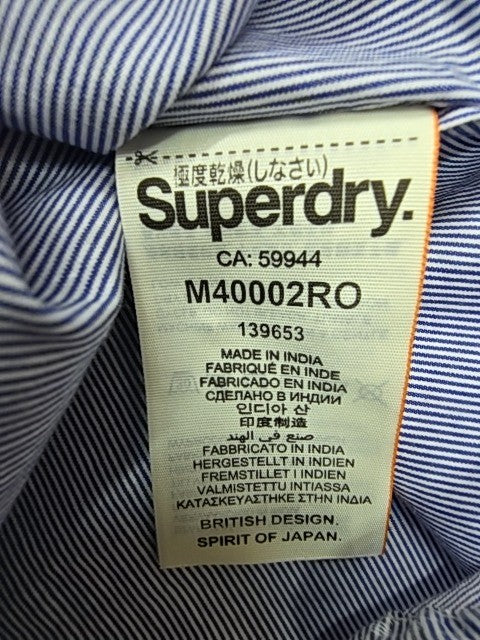 Superdry Men Blue Shirt size L product image 12