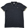 Kappa Men's Black Polo Shirt – Size 2XL, Regular Fit, Short Sleeve