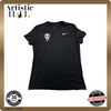 Nike Unisex Black T-Shirt – Size L, Short Sleeve