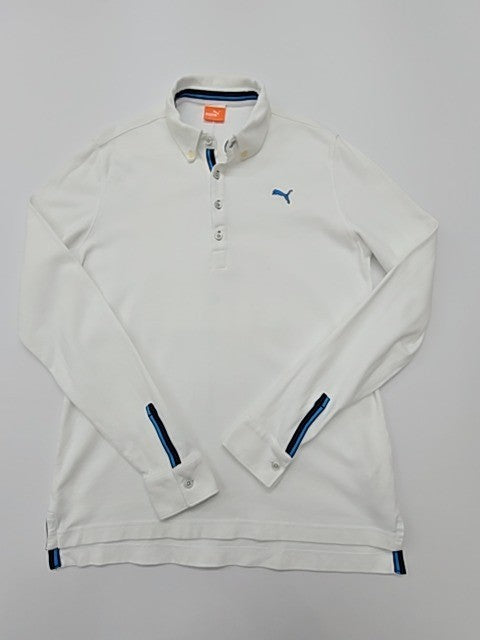 Puma Men White Polo Shirt size M product image 3