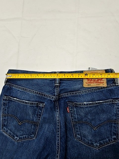 Levi's 501 Men's Med Wash Denim Shorts 34x30 Straight