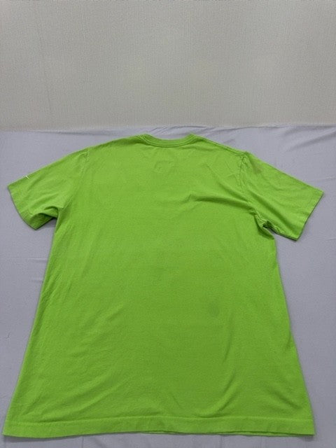Nike Men's Green Graphic Print T-Shirt Crew Neck Short Sleeve Size L