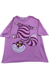 Disney Unisex Pink T-Shirt – Size M, Striped, Short Sleeve