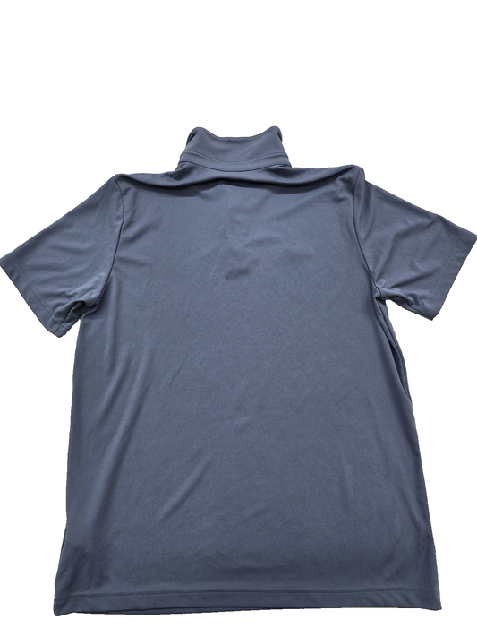 Adidas Men's Gray Polo Shirt – Size L, Football
