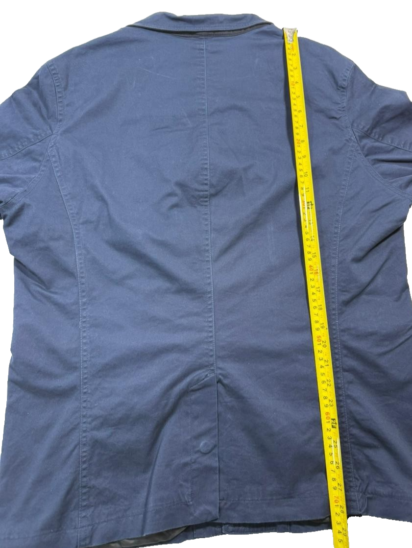 G-Star Raw Men's Blue Button Front Jacket Coat Size XL