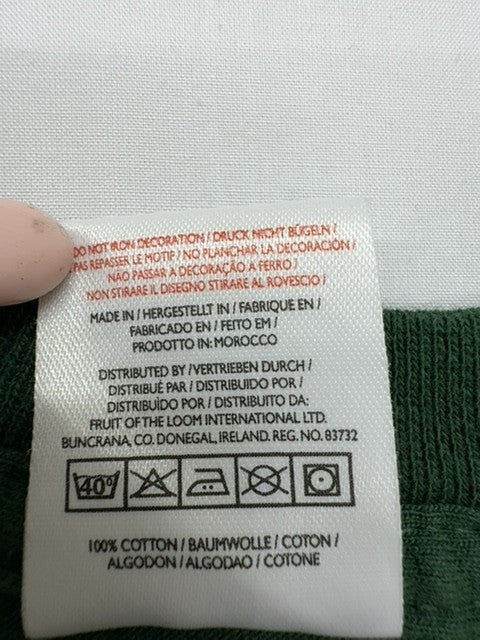 Fruit of the Loom Unisex Green T-Shirt size S product image 7