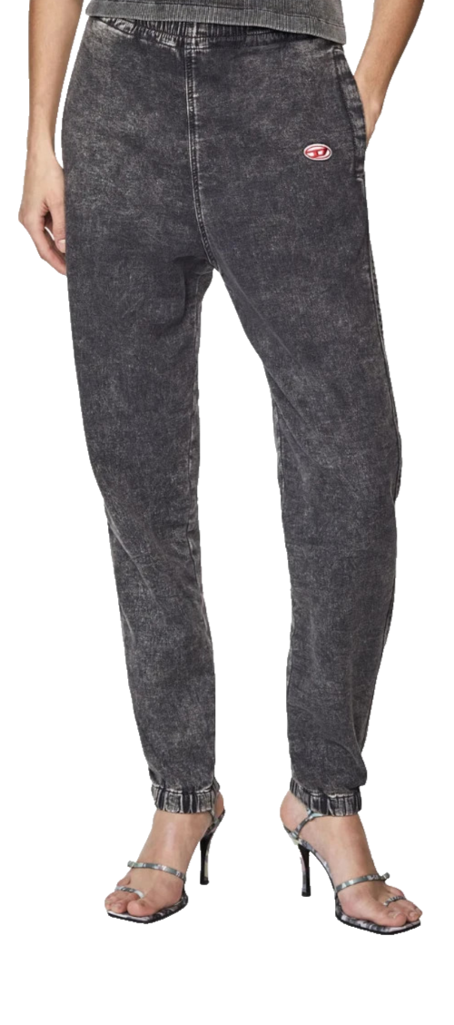 JEANS DIESEL D-LAB-NE SWEAT JEANS BLACK | UNISEX | L