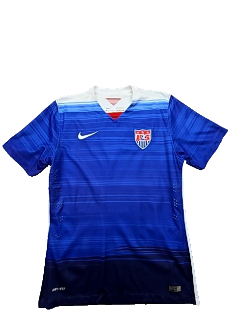 Nike Men's Blue Jersey – Size M, V- Brand Department Type, Short Sleeve