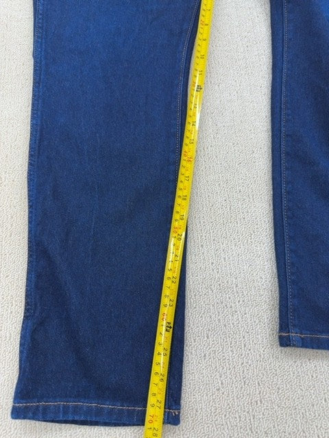 Wrangler Men's Blue Straight Denim Jeans W36 L30 Regular Fit