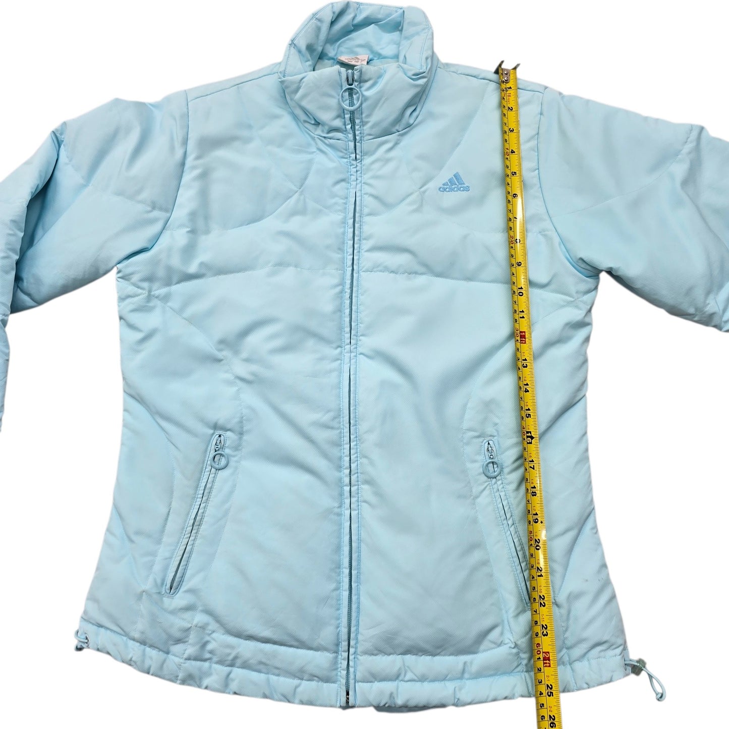 Adidas Women's Blue Z.N.E. Puffer Climawarm Down Jacket XS