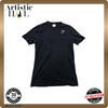 Gymshark Unisex Black T-Shirt – Size M, Embroidered