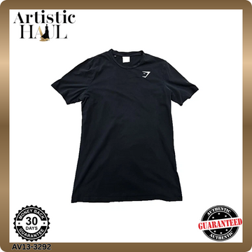 Gymshark Be A Visionary Unisex Black Embroidered T-Shirt Size M
