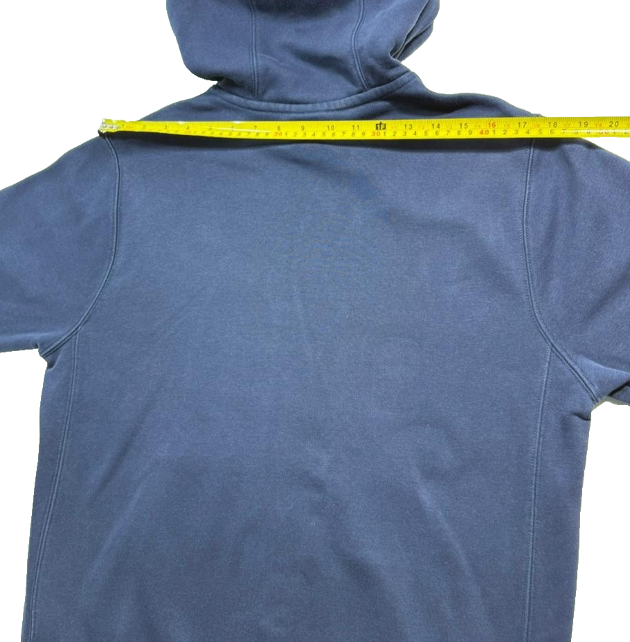 Nike Navy Blue Pullover Hoodie Men's Size Small Fleece Sweatshirt