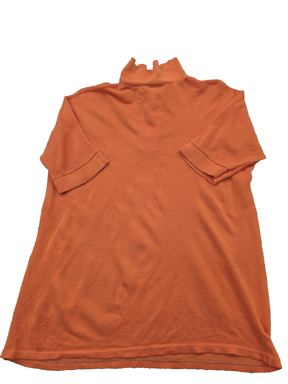Lacoste Men's Orange Cotton Polo Shirt M Short Sleeve France