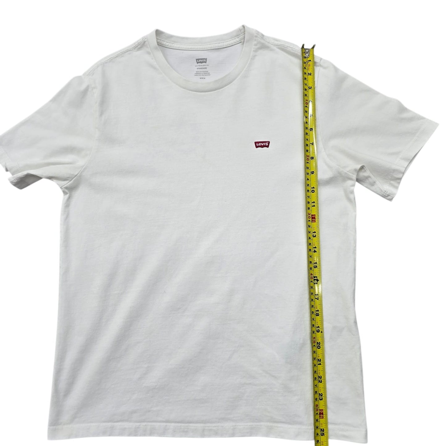 Levi's Men's White Chest Logo T-Shirt Size M