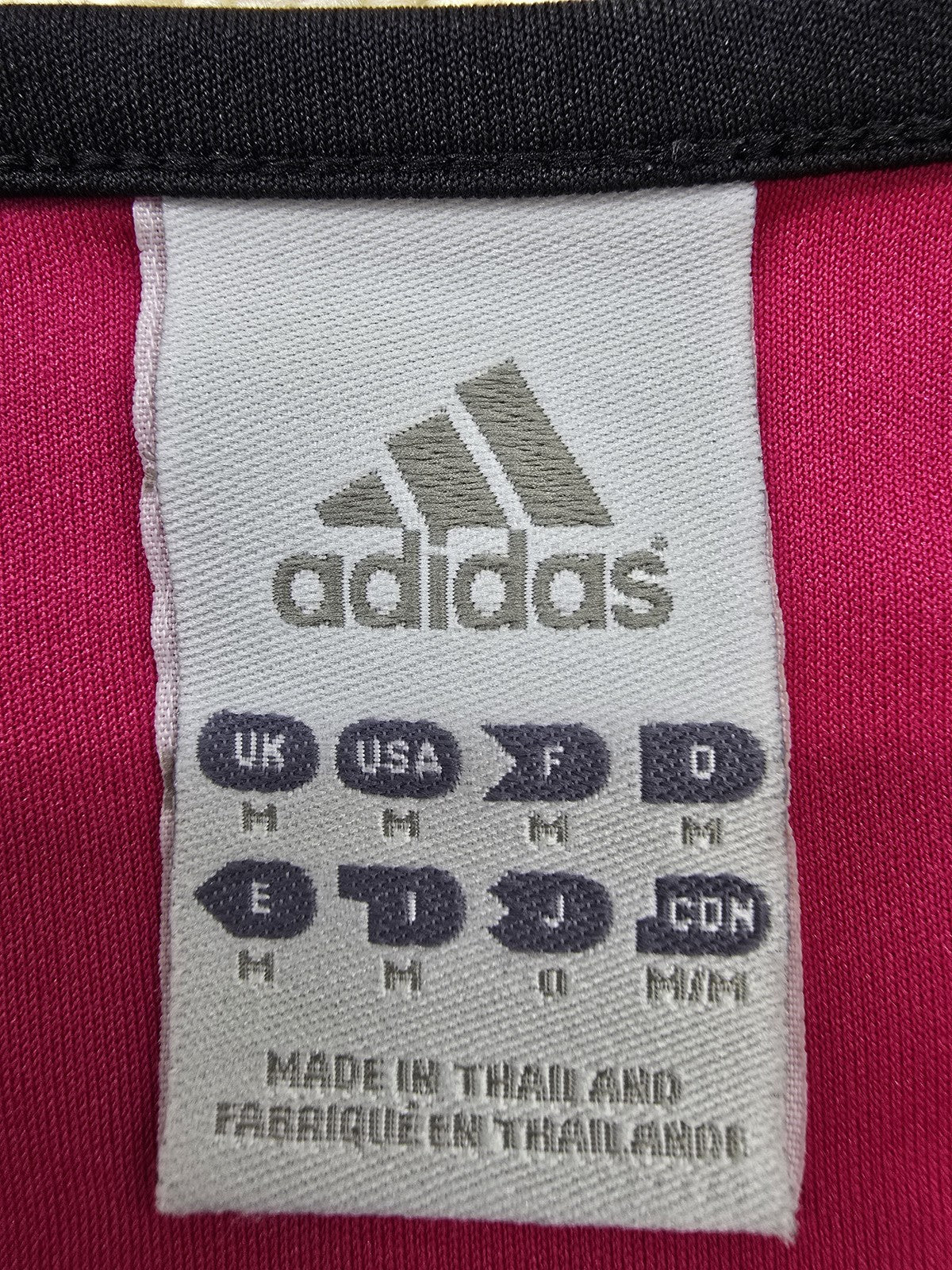 Adidas Purple Striped Jersey Short Sleeve Crewneck M Unisex