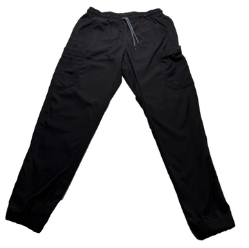 Carhartt Teens Black Cargo Work Pants Elastic Ankles Multi-Pocket Design Size S