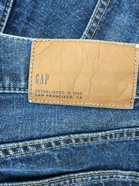 Gap Men's Blue Relaxed Denim Jeans 32X32 Cotton