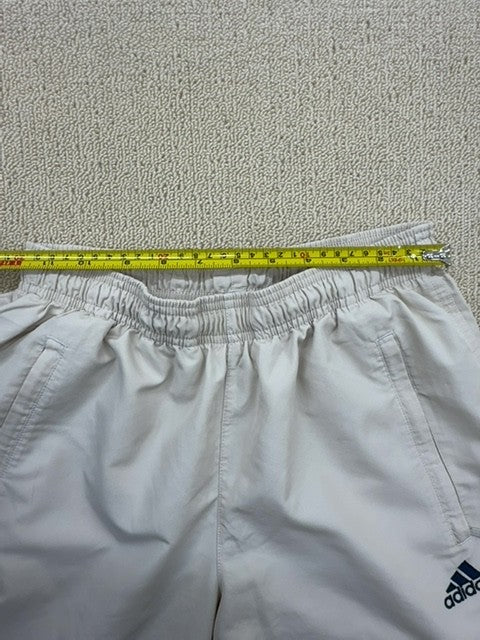 Adidas White Track Pants XS Drawcord Unisex Casual NWT