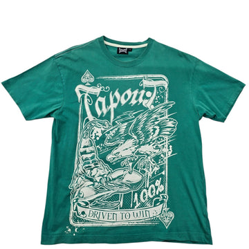 Tapout Men's Green MMA Graphic Print T-Shirt Size L Vintage