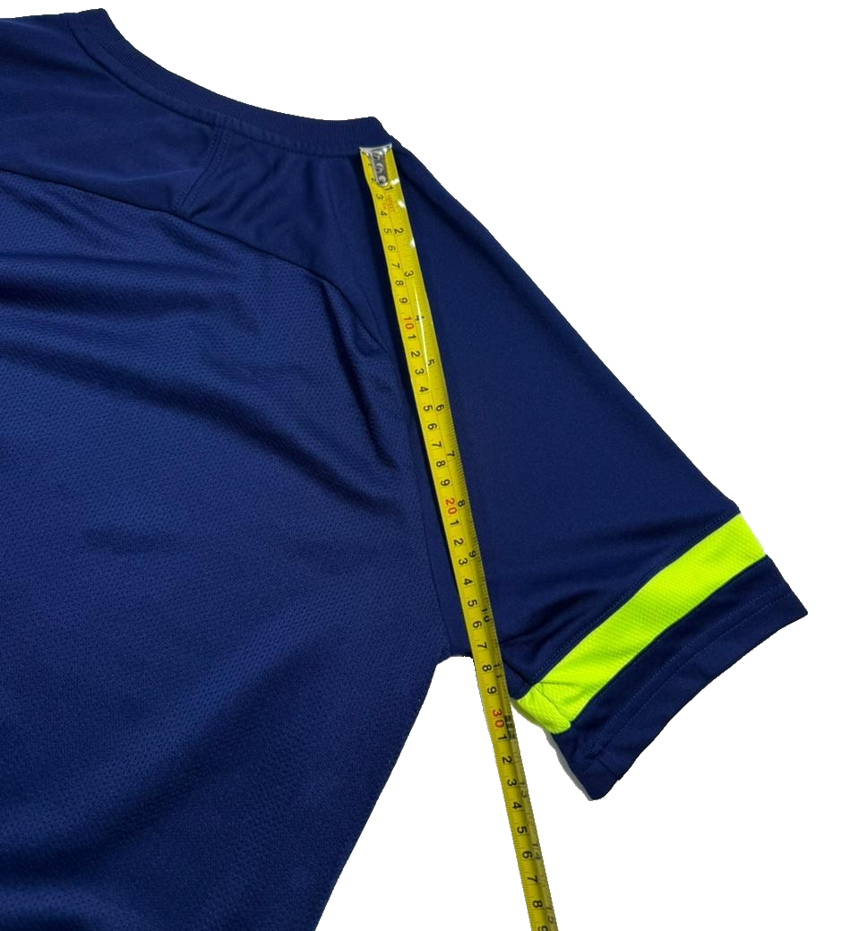 Nike Men's Navy Blue Dri-FIT Short Sleeve Soccer Jersey T-Shirt Size S