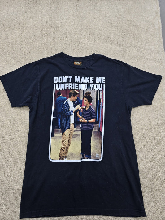 Ripple Junction Unisex Black T-Shirt – Size L, TV 100 tv 100, Graphic