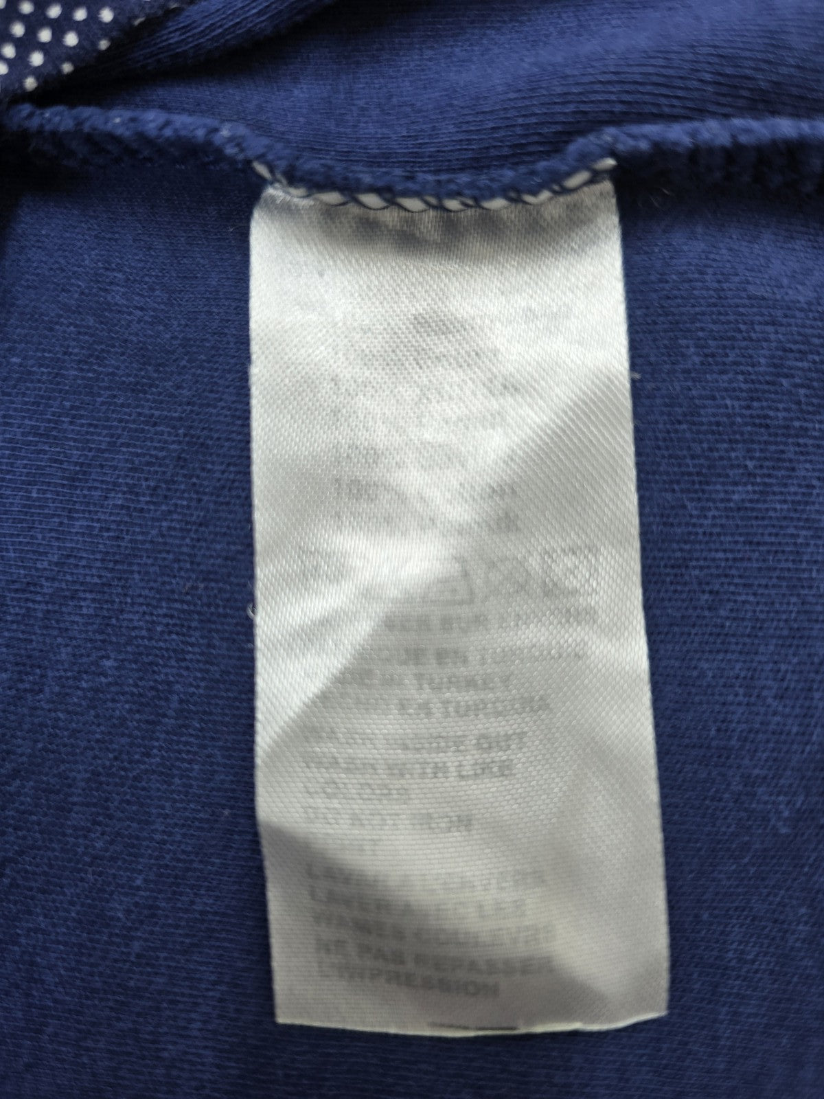 Hugo Boss XL Dark Blue Diamond Cotton Short Sleeve Polo Shirt