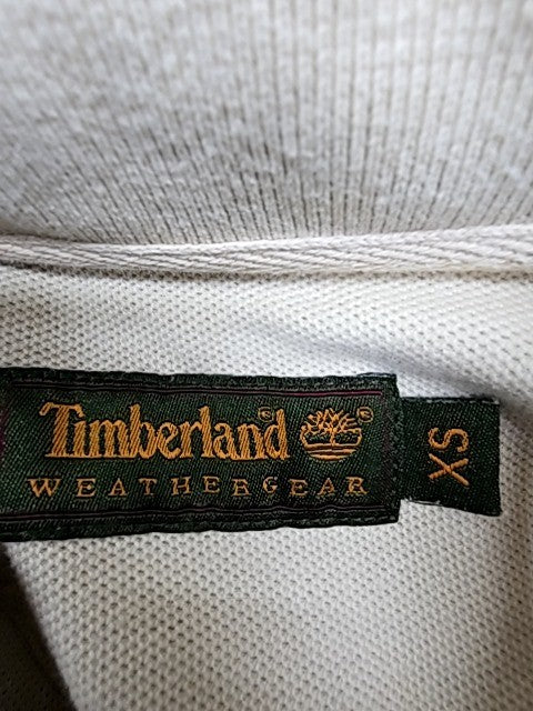 Timberland Men's Beige Weather Gear Polo Shirt XS Short Sleeve Cotton