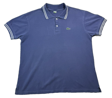 Lacoste Men's Classic Fit Striped Accents Cotton Piqu Polo Shirt - Size XXL