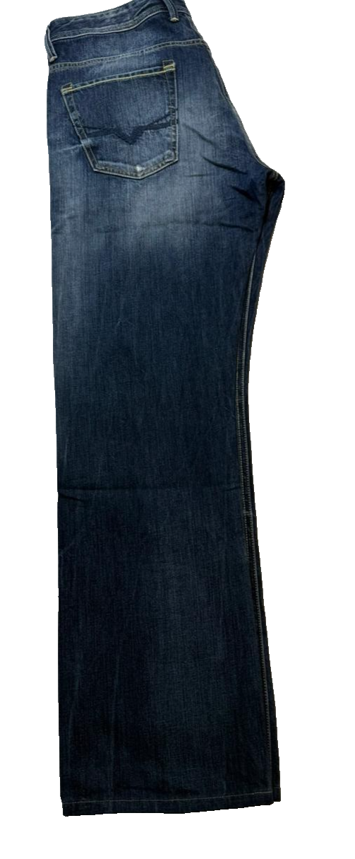 Guess Rebel Regular Straight Denim Men's Blue Jeans Cotton Casual Pants Size 33