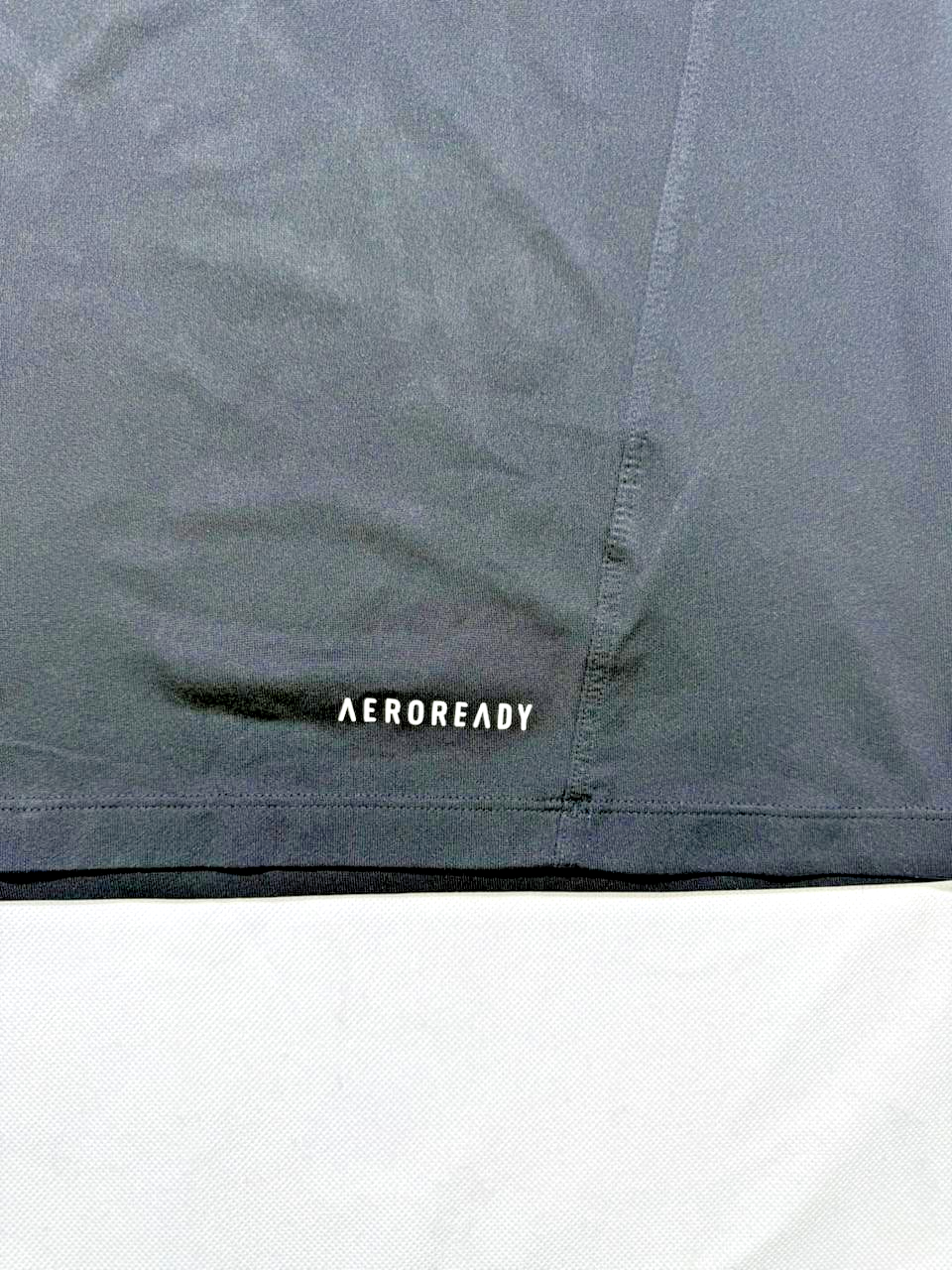 Adidas Own The Run T-Shirt In Black - Size 10