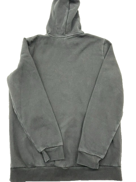 Puma Men's Gray Fleece Hoodie M Regular Fit Long Sleeve