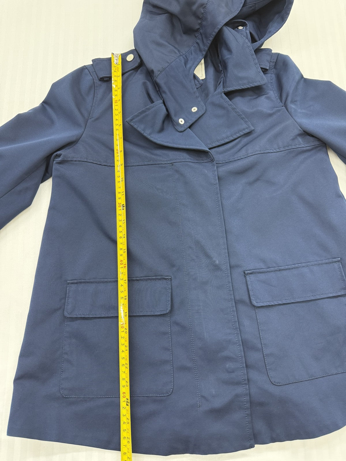 Zara Women Navy Coat size M product image 7