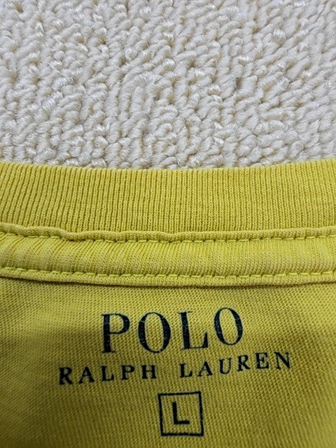 Polo Ralph Lauren Yellow L Men's Short Sleeve T-Shirt