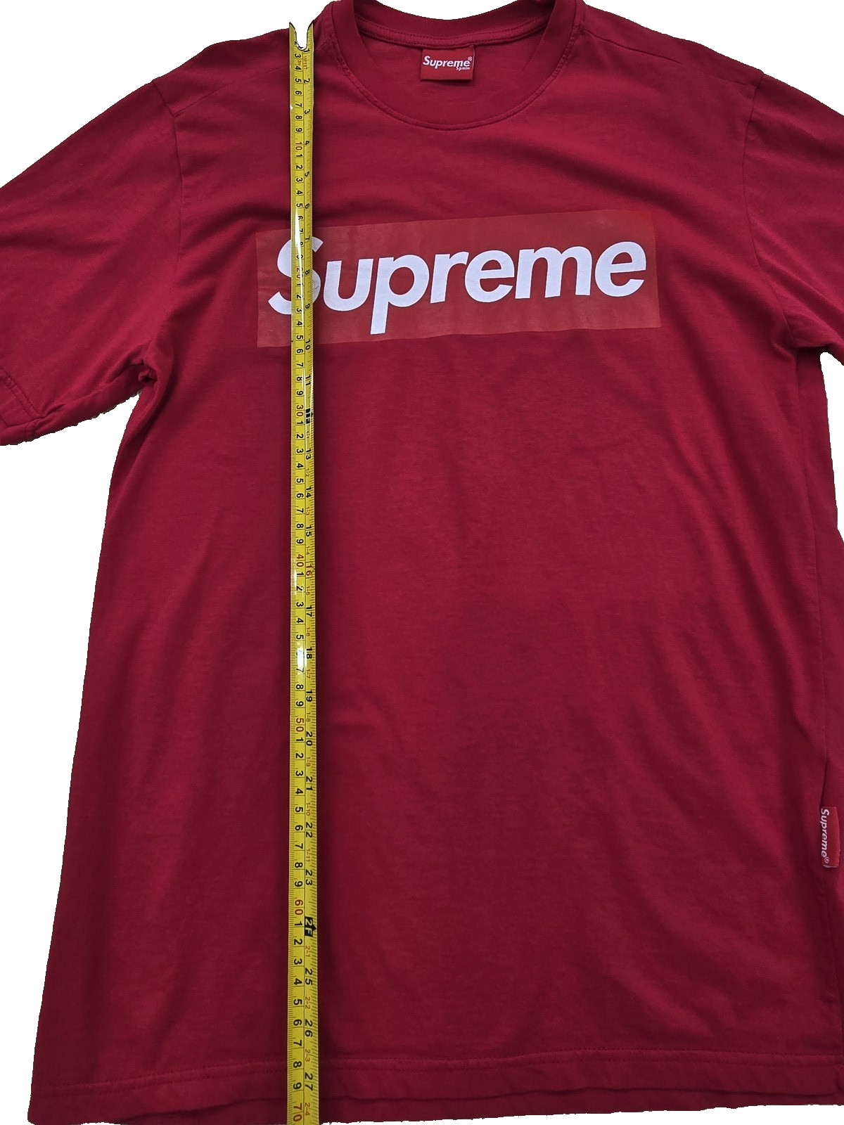 Supreme Box Logo Red T-Shirt M Short Sleeve 100% Cotton