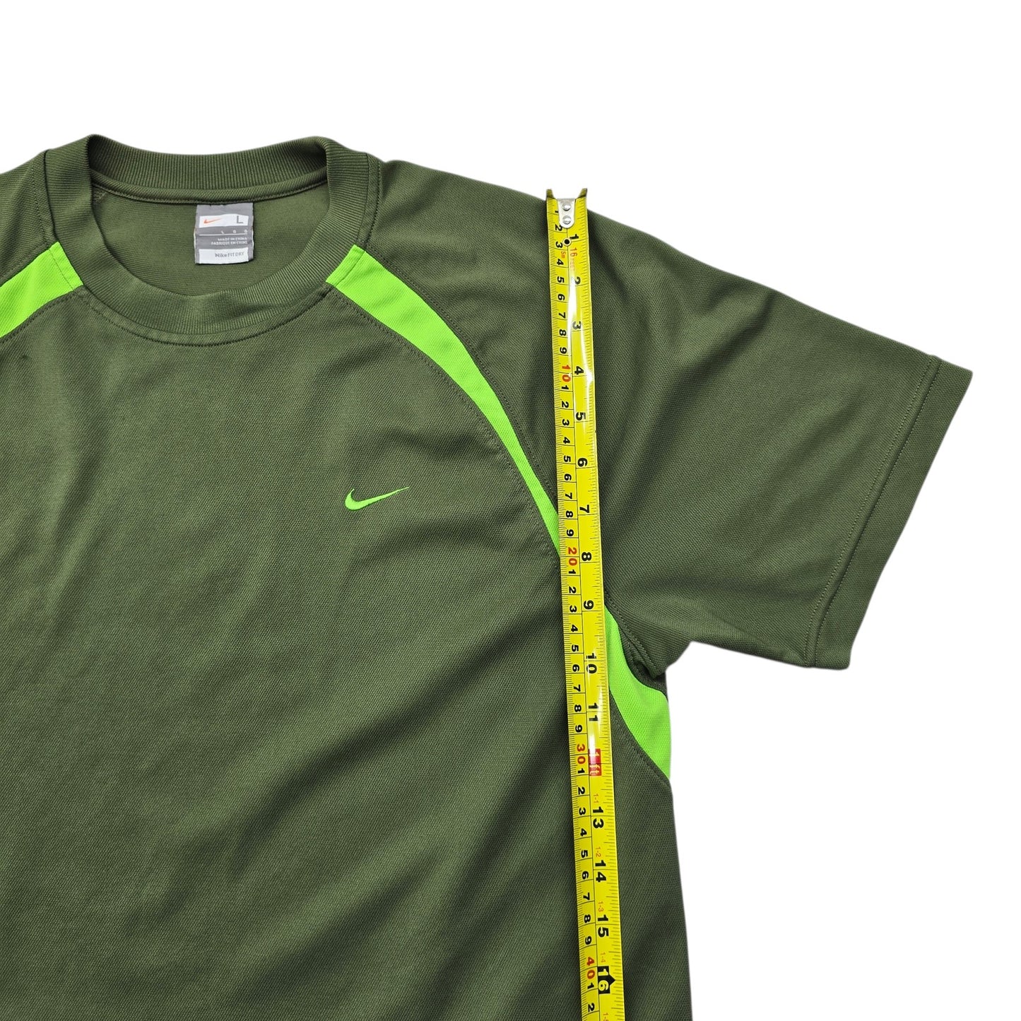 Nike Men's Dri-FIT Sage Green Color Block L