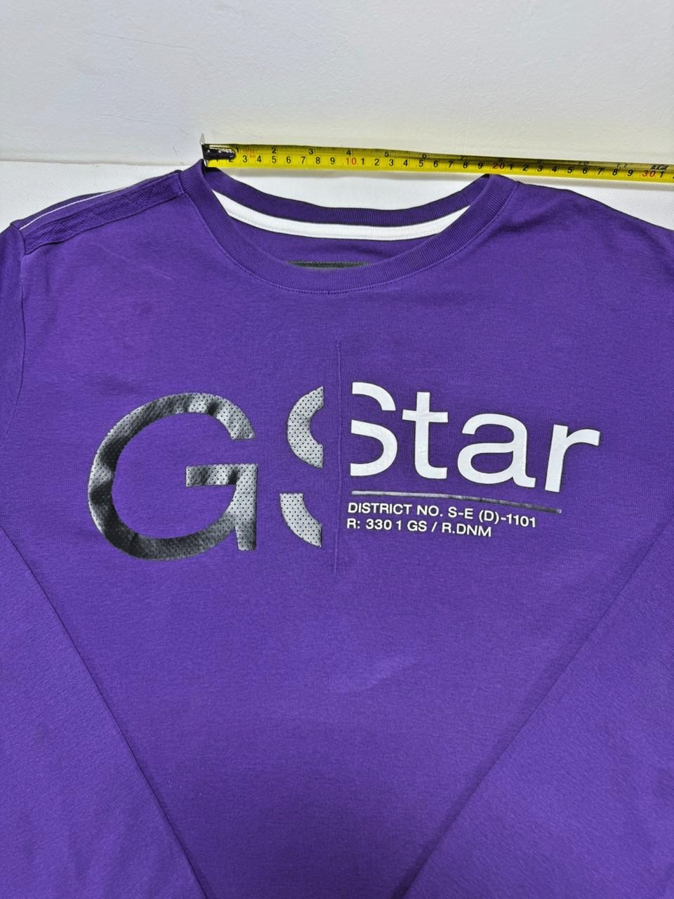 G-Star Raw Estes Violet Printed Men's T-Shirt - Size XL Slim Fit
