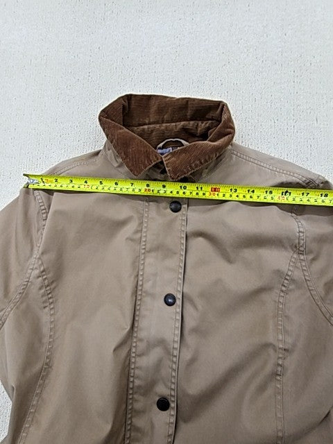 Barbour Women's Olive Waxed Cotton Tailored Jacket Size 16