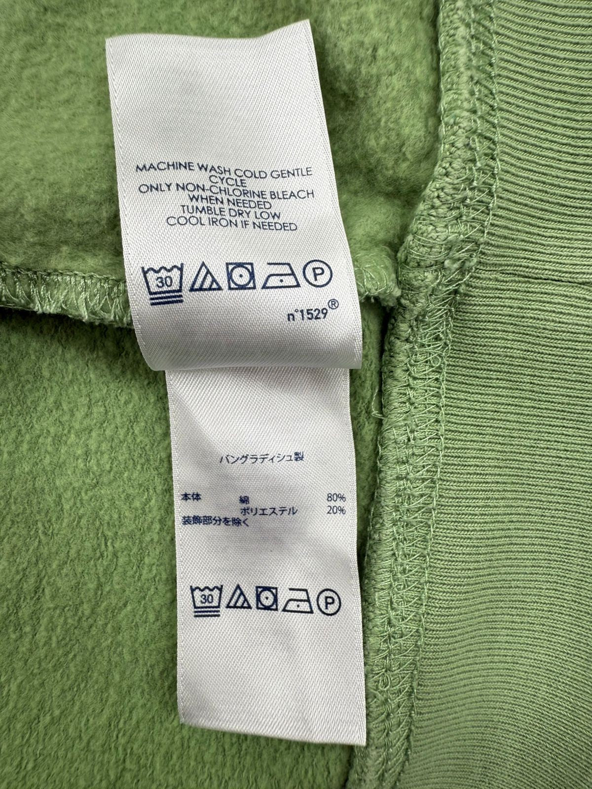 Chaps Men's Green Multi Stripe Full Zip Fleece Hoodie XL