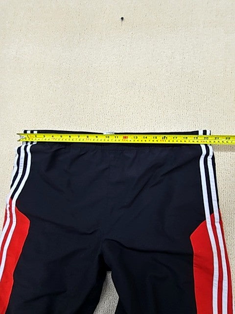 Adidas Men's Black 3-Stripe Track Jogging Pants L Regular Fit