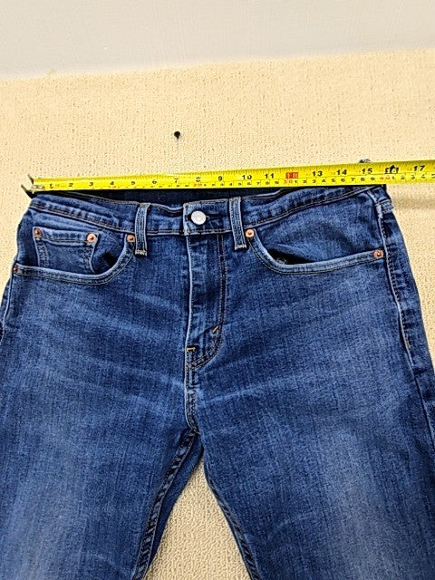 Levi's Men's 502 Regular Taper Medium Blue Jeans Size Regular Stretch