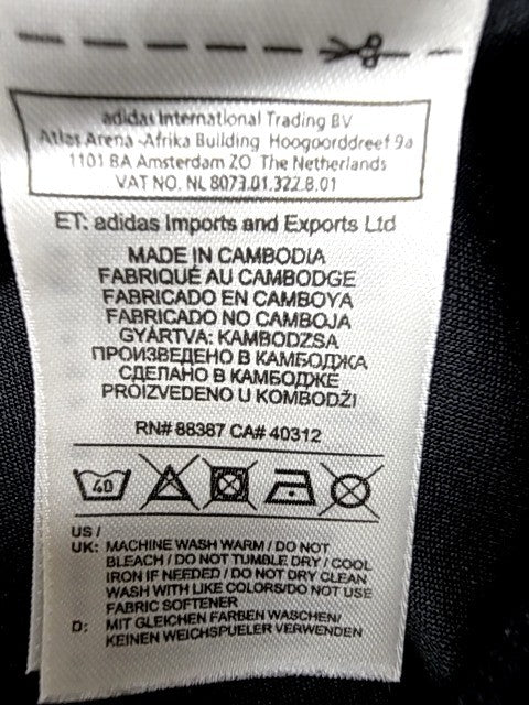 Adidas Climacool Black Jersey Shirt L Short Sleeve Crewneck