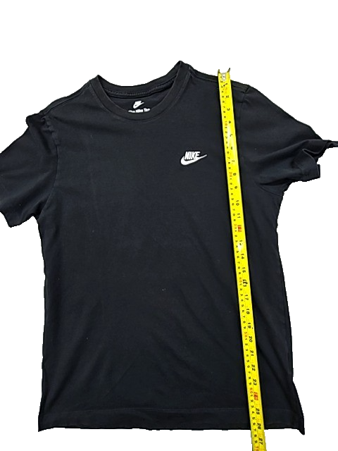 Nike Men's Black M Short Sleeve Swoosh Tee Cotton/Poly 2021