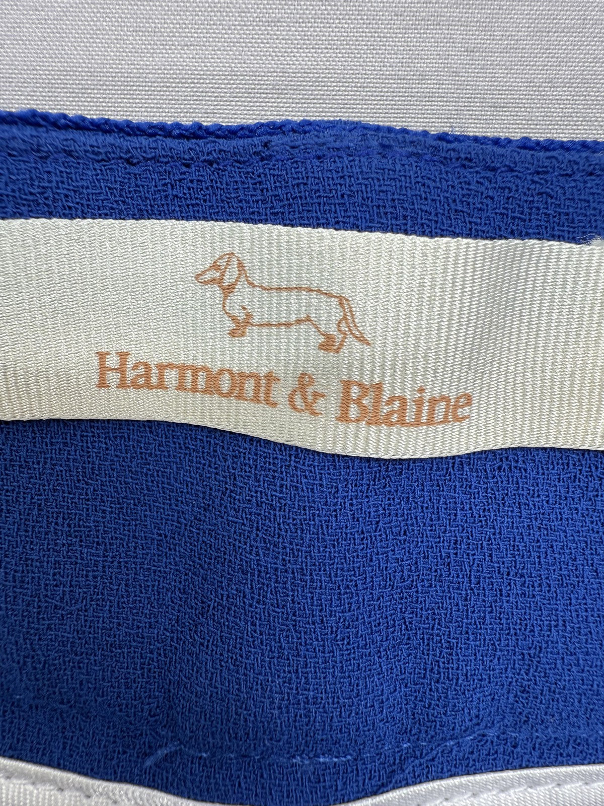 Harmont & Blaine Men's Royal Blue Straight Trousers Size 44