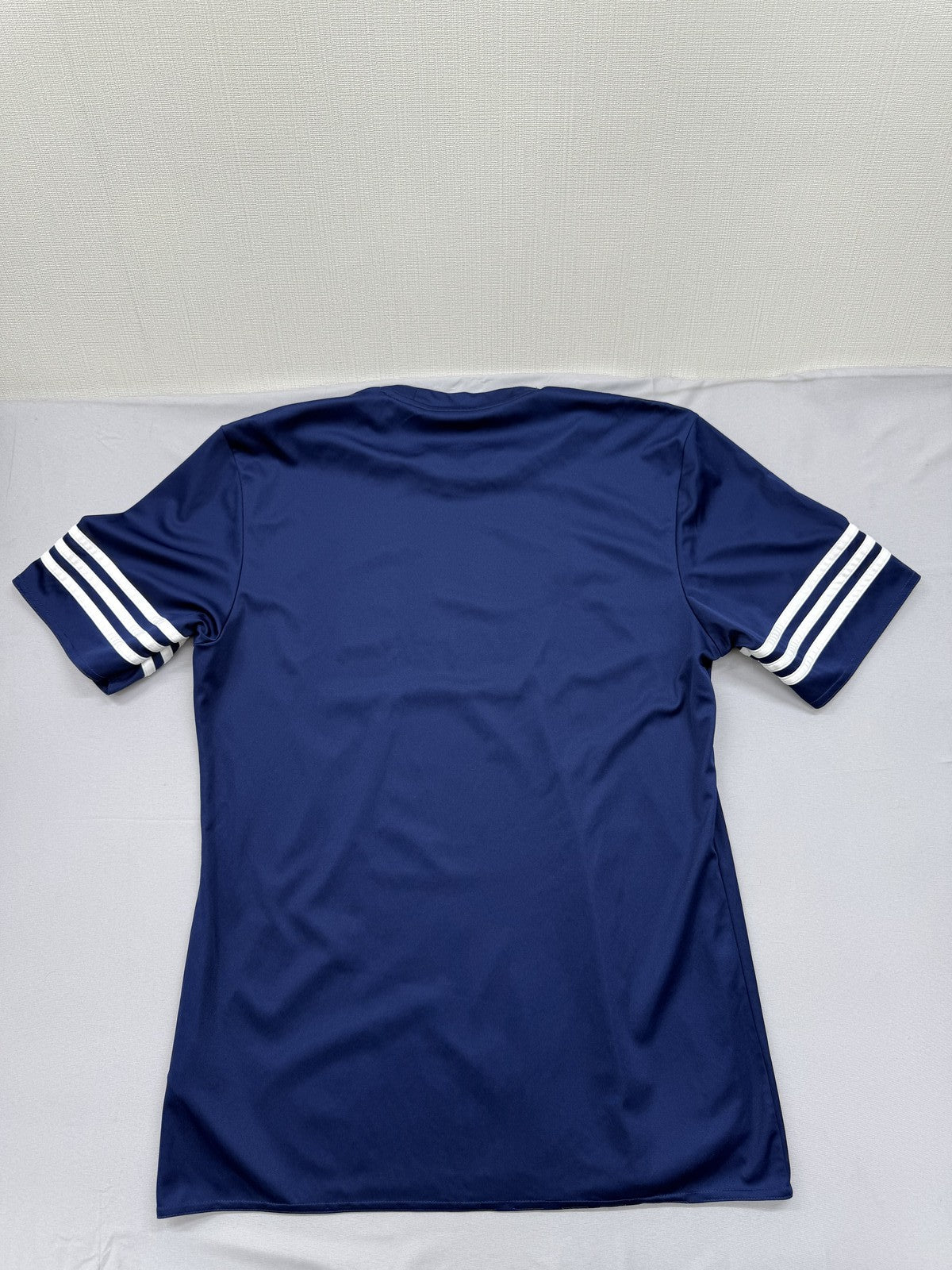 Adidas Men's Navy Climacool Short Sleeve Crewneck Slim Fit Jersey M
