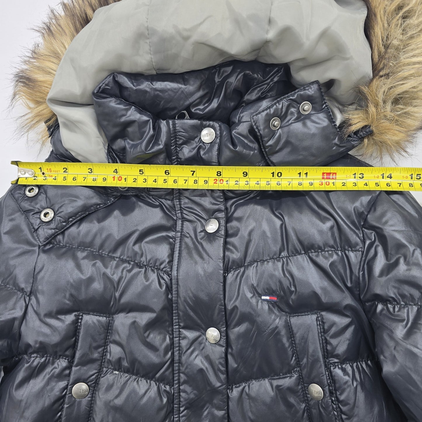 Tommy Hilfiger Women Navy Coat size XS product image 5
