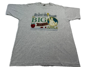 Fruit Of The Loom Big New York Apple T-Shirt | The Empire State | S/XL | Unisex