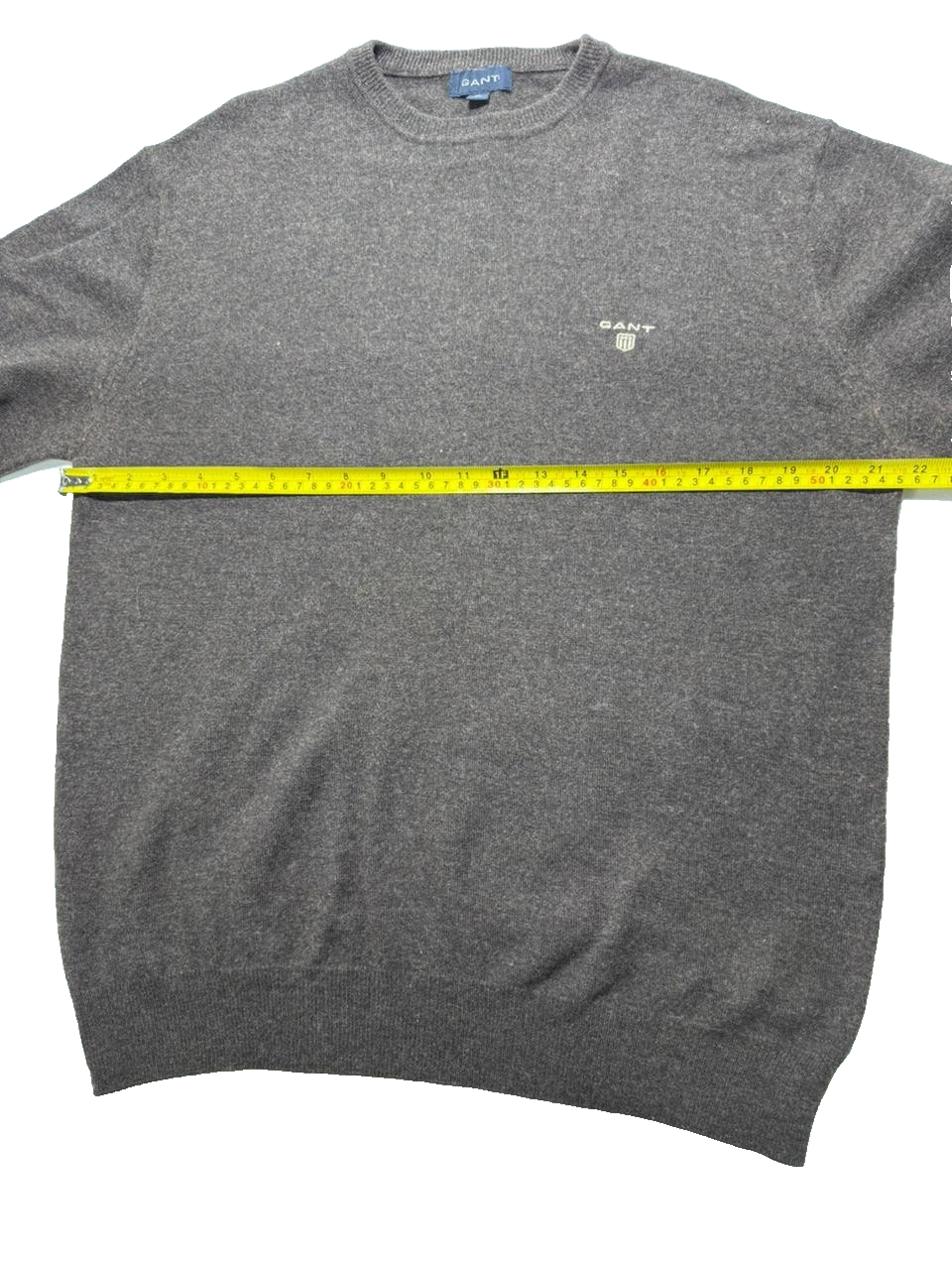 Gant Men's Round Neck Sweater Pullover Cotton Knit Jumper Size XL Casual