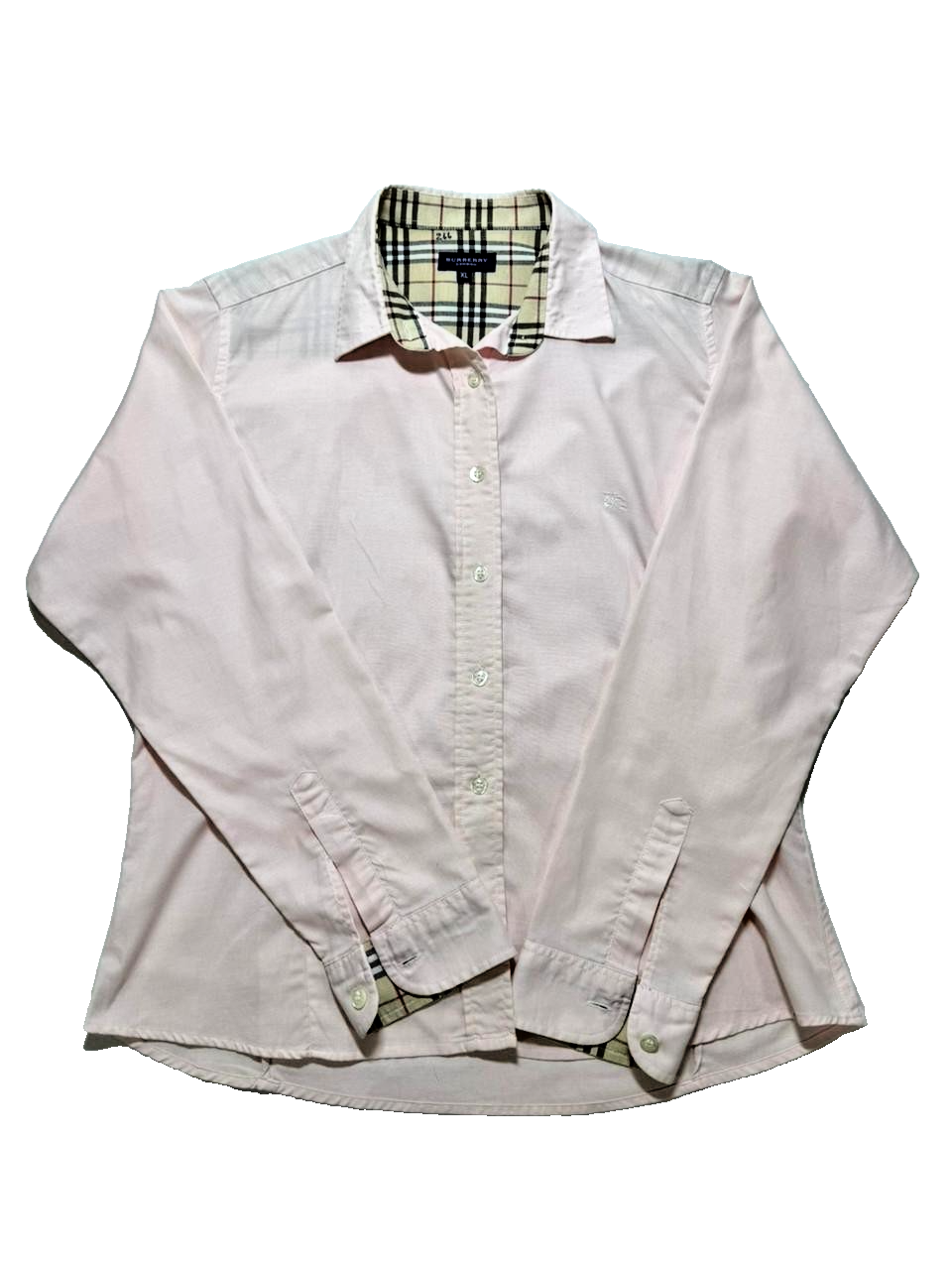 Burberry London Nova Check Collar And Cuffs Shirt - Size XL
