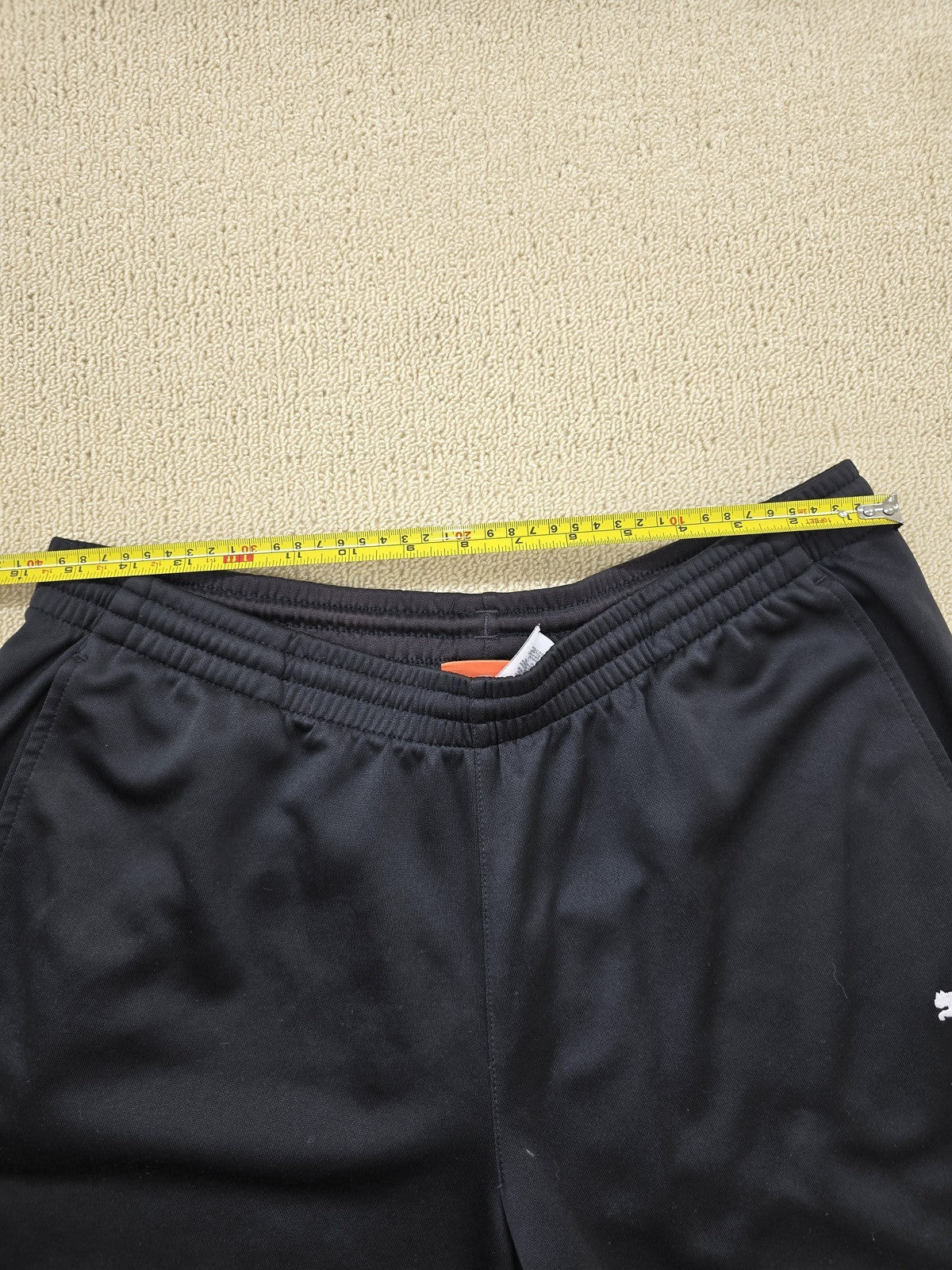 Puma Men's Black Track Pants Size L 100% Polyester